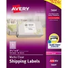 New Avery Easy Peel Laser Shipping Labels, 3-1/3" x 4", Clear, 300 Labels/Box (5664)