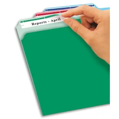 Labels|Avery Easy Peel Laser/Inkjet File Folder Labels, 2/3