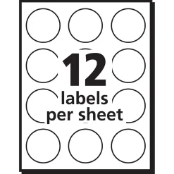 Labels|Avery Easy Peel Laser/Inkjet Multipurpose Labels, 1