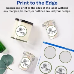 Labels|Avery Easy Peel Laser/Inkjet Round Labels, 3/4