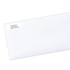 New Avery EcoFriendly Laser/Inkjet Return Address Labels, 1/2" x 1-3/4", White, 8,000 Labels/Pack (48467)