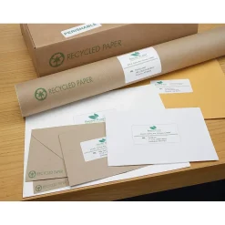 New Avery EcoFriendly Laser/Inkjet Return Address Labels, 1/2