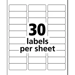 Sale Avery EcoFriendly Laser/Inkjet Address Labels, 1