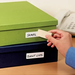 Labels|Avery Erasable Multipurpose Labels, 7/8" x 2-7/8", White, Non-Printable, 80 Labels/Pack (5429)