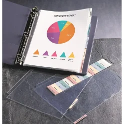 Sheet Protectors|Avery Heavyweight Protect 'n Tab 5 Tabs, 8-1/2