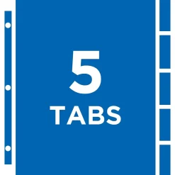 Sheet Protectors|Avery Heavyweight Protect 'n Tab 5 Tabs, 8-1/2