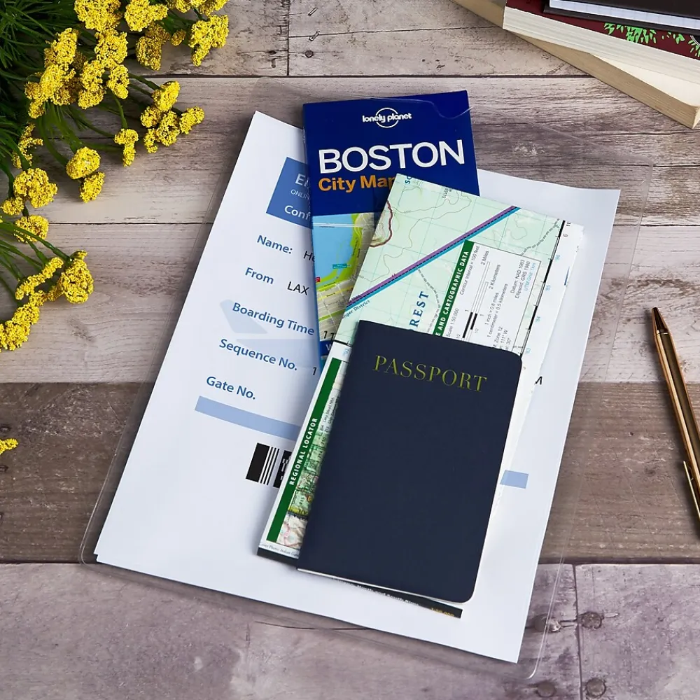 Sheet Protectors|Avery Heavyweight Sheet Protectors, 9" x 12", Clear, 10/Pack (74804)