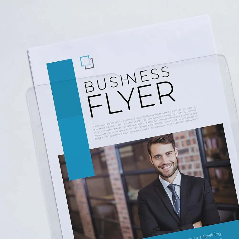 Sheet Protectors|Avery Heavyweight Sheet Protectors, 9" x 12", Clear, 10/Pack (74804)