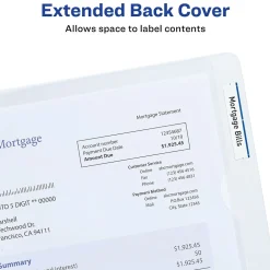 Sheet Protectors|Avery Heavyweight Sheet Protectors, 8.5" x 11", Clear, 12/Pack (72611)