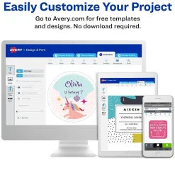 New Avery High Visibility Laser Shipping Labels, 2.5