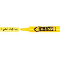Highlighters|Avery Hi-Liter Desk Style Highlighters, Chisel Tip, Yellow, Dozen (07742)