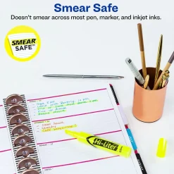 Highlighters|Avery Hi-Liter Desk-Style Highlighters, Fluorescent Yellow, Value Pack of 36 (98208)