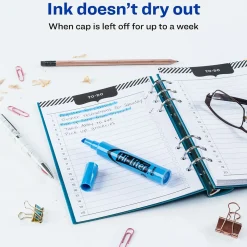 Highlighters|HI-LITER Avery Tank Highlighters, Chisel Tip, Blue, Dozen (07746)