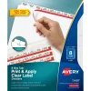 Dividers|Avery Index Maker Big Tab Paper Dividers with Print & Apply Label Sheets, 8 Tabs, White (11491)