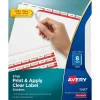Dividers|Avery Index Maker Paper Dividers with Print & Apply Label Sheets, 8 Tabs, White (11417)