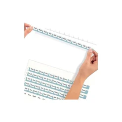 Dividers|Avery Index Maker Paper Dividers with Print & Apply Label Sheets, 12 Tabs, White (11428)