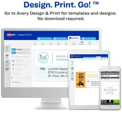 Online Avery Inkjet Full Sheet Labels, 8 1/2