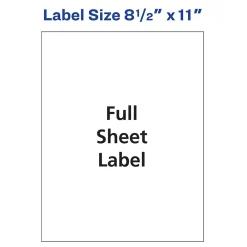 Sale Avery Inkjet Shipping Labels, 8-1/2