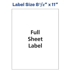 Online Avery Inkjet Shipping Labels, 8 1/2