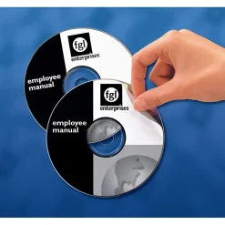 Labels|Avery Laser Media Labels, White Matte, 50 Disc and 100 Spine Labels/Pack (5931)