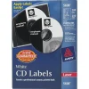 Labels|Avery Laser Media Labels, White Matte, 100 Disc and 200 Spine Labels/Pack (5698)
