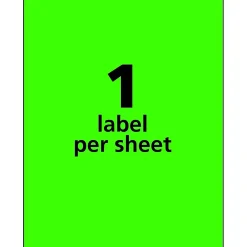 Labels|Avery Laser Shipping Labels, 8-1/2