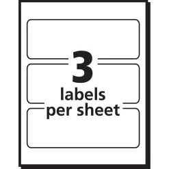Labels|Avery Laser/Inkjet Multipurpose Labels, 1-1/2