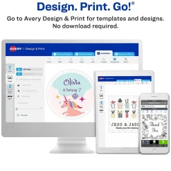Labels|Avery Laser/Inkjet Multipurpose Labels, 3