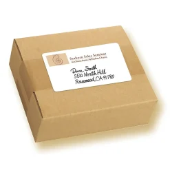 Hot Avery Laser/Inkjet Multipurpose Labels, 2" x 4", White, 100 Labels/Pack (5444)