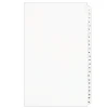 Dividers|Avery Legal Pre-Printed Paper Divider Collated Set, 1-25 Tabs, White, Style, Legal Size (01430)
