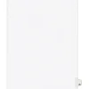 Dividers|Avery Legal Pre-Printed Paper Dividers, Side Tab #25, White, Style, Letter Size, 25/Pack (01025)