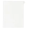 Dividers|Avery Legal Pre-Printed Paper Dividers, Side Tab #1, White, Allstate Style, Letter Size, 25/Pack (82199)