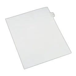 Dividers|Avery Legal Pre-Printed Paper Dividers, Side Tab #5, White, Allstate Style, Letter Size, 25/Pack (82203)