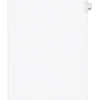 Dividers|Avery Legal Pre-Printed Paper Dividers, Side Tab #26, White, Style, Letter Size, 25/Pack (01026)
