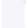 Dividers|Avery Legal Pre-Printed Paper Dividers, Side Tab #1, White, Style, Letter Size, 25/Pack (11911)