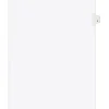 Dividers|Avery Legal Pre-Printed Paper Dividers, Side Tab #4, White, Style, Letter Size, 25/Pack (11914)