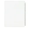 Dividers|Avery Legal Pre-Printed Paper Divider Collated Set, 101-125 Tabs, White, Style, Letter Size (01334)