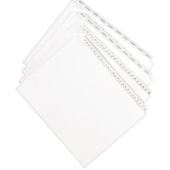 Dividers|Avery Legal Pre-Printed Paper Divider Collated Set, 26-50 Tabs, White, Allstate Style, Letter Size (01702)