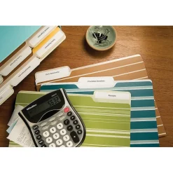 Labels|Avery Mini-Sheets Laser/Inkjet File Folder Labels, 2/3