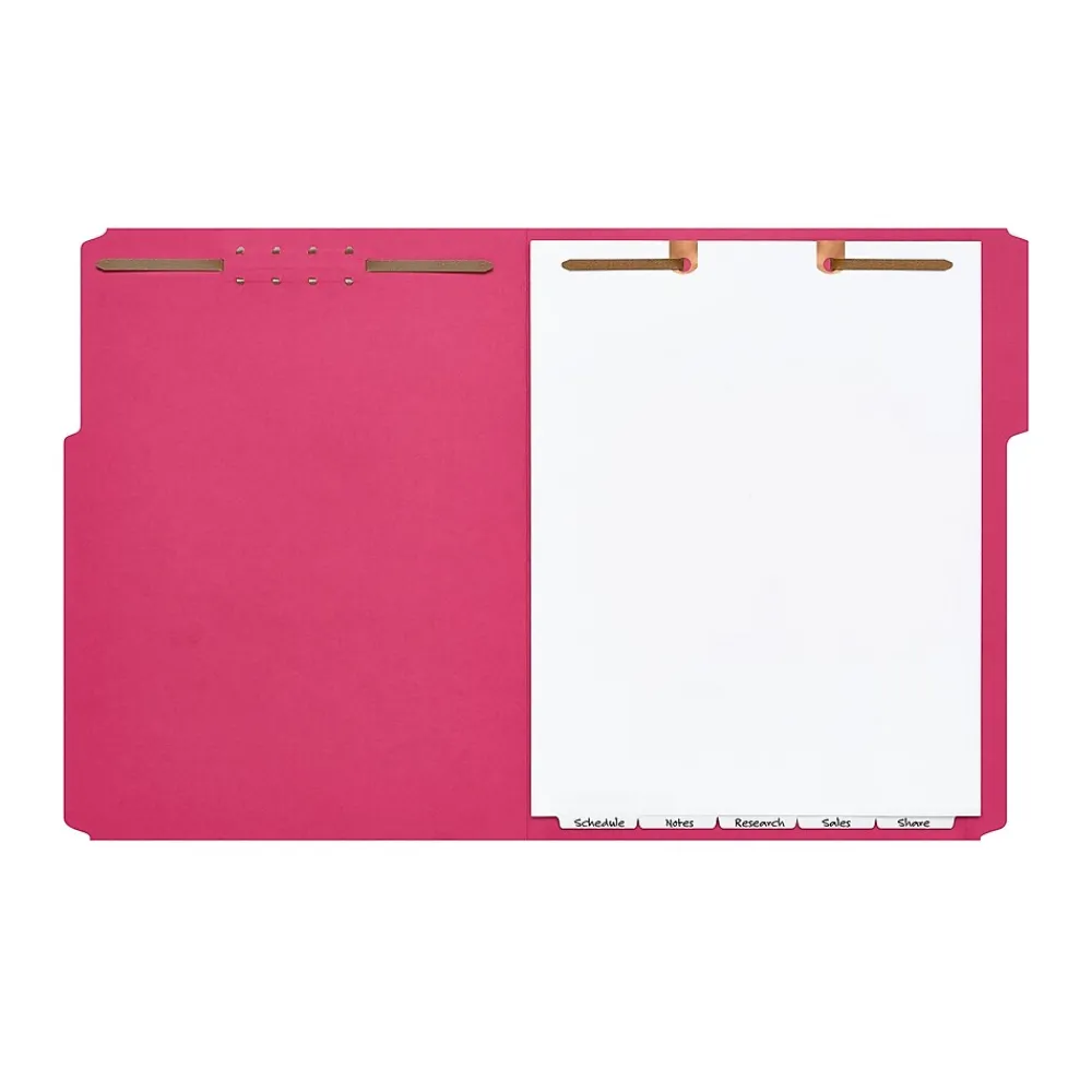 Dividers|Avery Narrow Write & Erase Paper Dividers for Classification Folders, 5 Tabs, Bottom Tabs (13164)