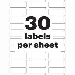 Labels|Avery PermaTrack Durable Laser Asset Tag Labels, 3/4