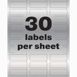 Labels|Avery PermaTrack Metallic Laser Asset Tag Labels, 3/4