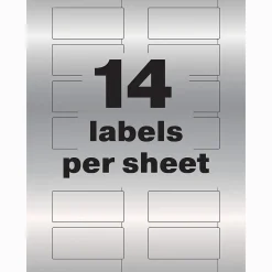 Labels|Avery PermaTrack Metallic Laser Asset Tag Labels, 1-1/4