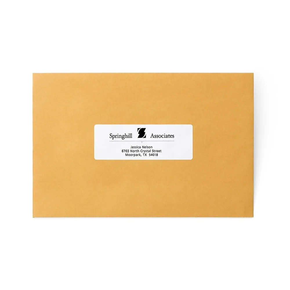 Clearance Avery Pin-Fed Address Labels, White, 1-7/16" x 4", White, 5,000 Labels/Pack (4014)