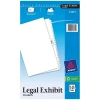 Dividers|Avery Premium Collated Legal Paper Dividers, 1-25 & Table of Content Tabs, White, Style, Legal Size (11371)