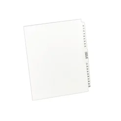 Dividers|Avery Premium Collated Legal Paper Dividers, 76-100 & Table of Content Tabs, White, Style, Letter Size (11397)
