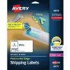 Labels|Avery Print-to-the-Edge Color Laser Shipping Labels, 2" x 3-3/4", White, 200 Labels/Pack (6873)