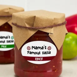 Labels|Avery Print-to-the-Edge Laser/Inkjet Oval Labels, 2" x 3-1/3", White, 200 Labels/Pack (22570)