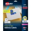 Clearance Avery Print-to-the-Edge Laser Address Labels, 3/4" x 2-1/4", White, 750 Labels/Pack (6870)