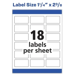 Outlet Avery Print-to-the-Edge Laser Address Labels, 1-1/4